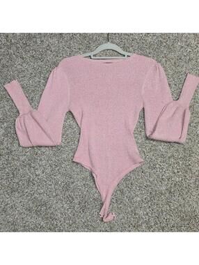 Love Tree Women's Pink Bodysuit